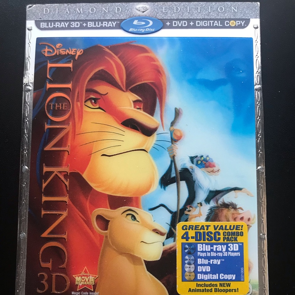 Lion King 4-Disc Diamond Edition.